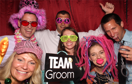 Black Tie Photo Booth Fun Pics