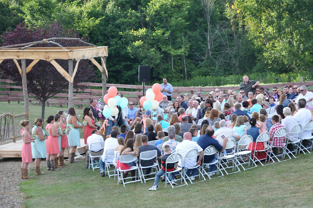 Black Tie Entertainment Photo booth at Peacock Ridge
