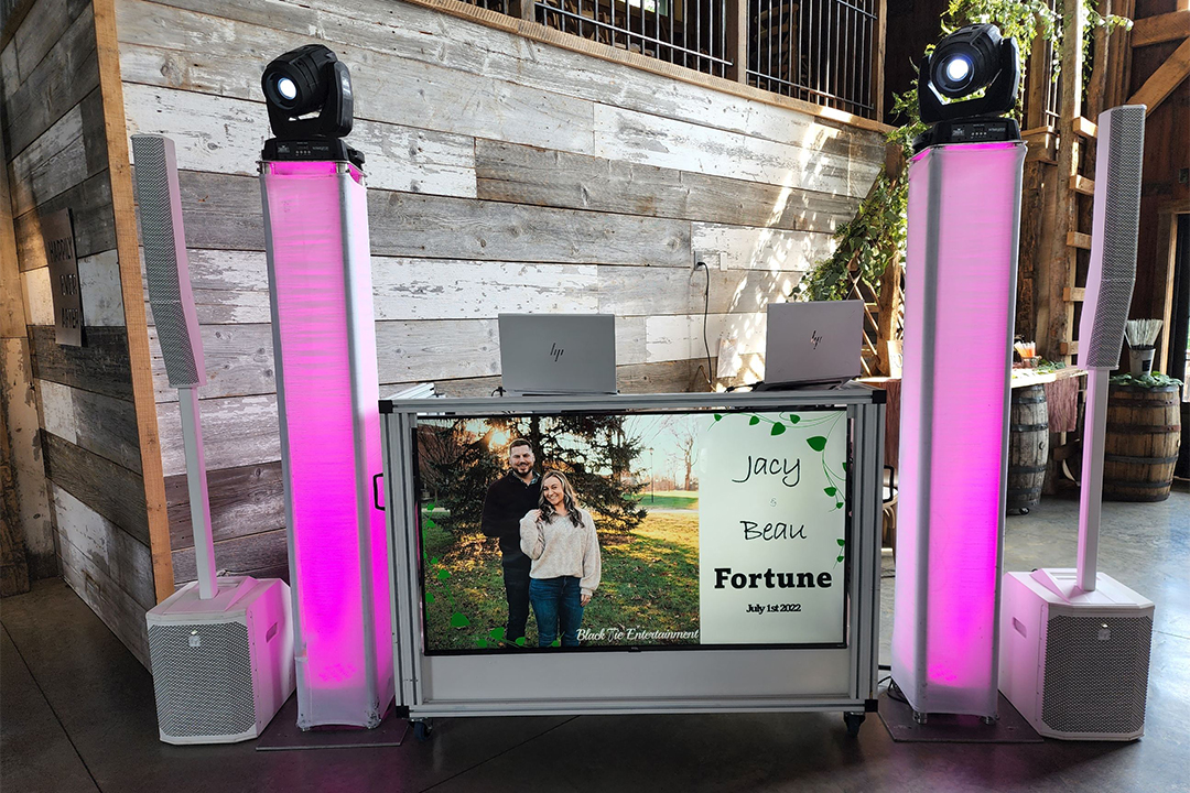 Black Tie Entertainment Name in Lights at The Ponds Venue