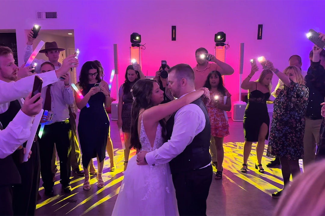 Black Tie Entertainment Name in Lights at The Barn at Walnut Drive