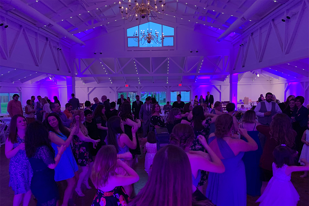 Black Tie Entertainment Name in Lights at Waters Edge